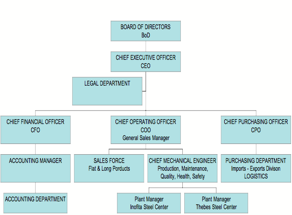 Group Company Structure Chart